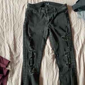 Abercrombie & Fitch faded black jeans, 26/2r women